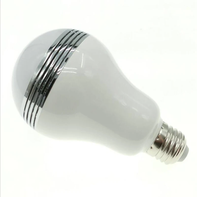 Умная светодиодная лампочка Bluetooth динамик LED RGB свет E27 база беспроводной