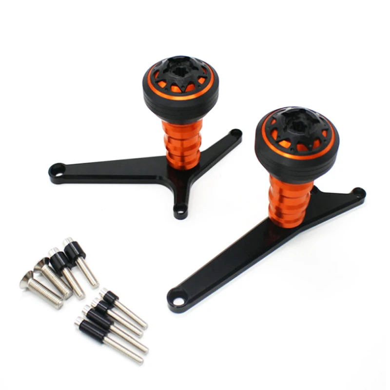 For KTM Duke 390 2014-2017 Frame Sliders Motorcycle Crash Pads CNC Aluminum Accessories Moto Parts Fairing Guard Protectors | Автомобили и