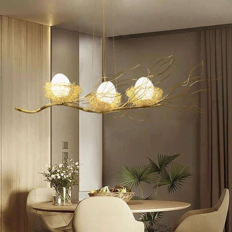Скандинавское Птичье гнездо идея hanglamp подвесные светильники лампы светодиодные