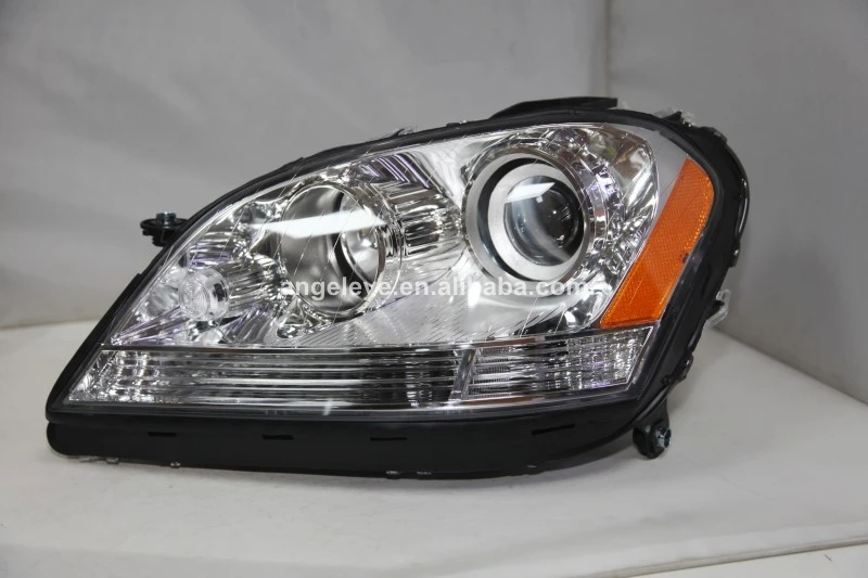 Для Mercedes Benz W164 ML280 ML320 ML350 светодиодный головной светильник 2005 2008 год с желтым