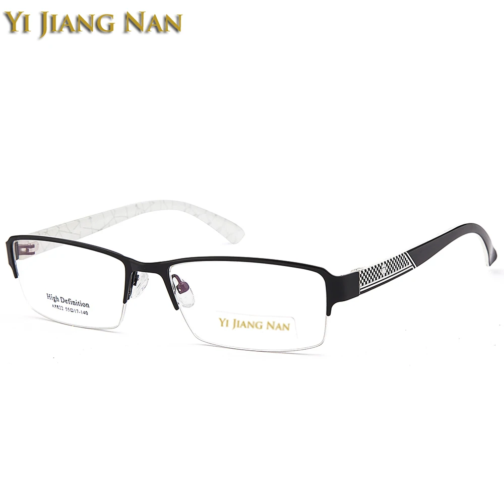 Очки для мужчин очки близорукости прозрачные линзы широкая оправа лица|brand glasses