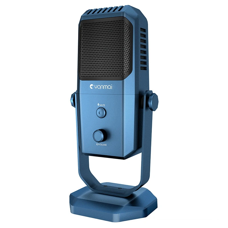 Blue FELYBY SF-900 конденсатор Профессиональный Запись USB микрофон для игр, подкастинга, инструмент пикап караоке стерео микрофон - Цвет: Blue