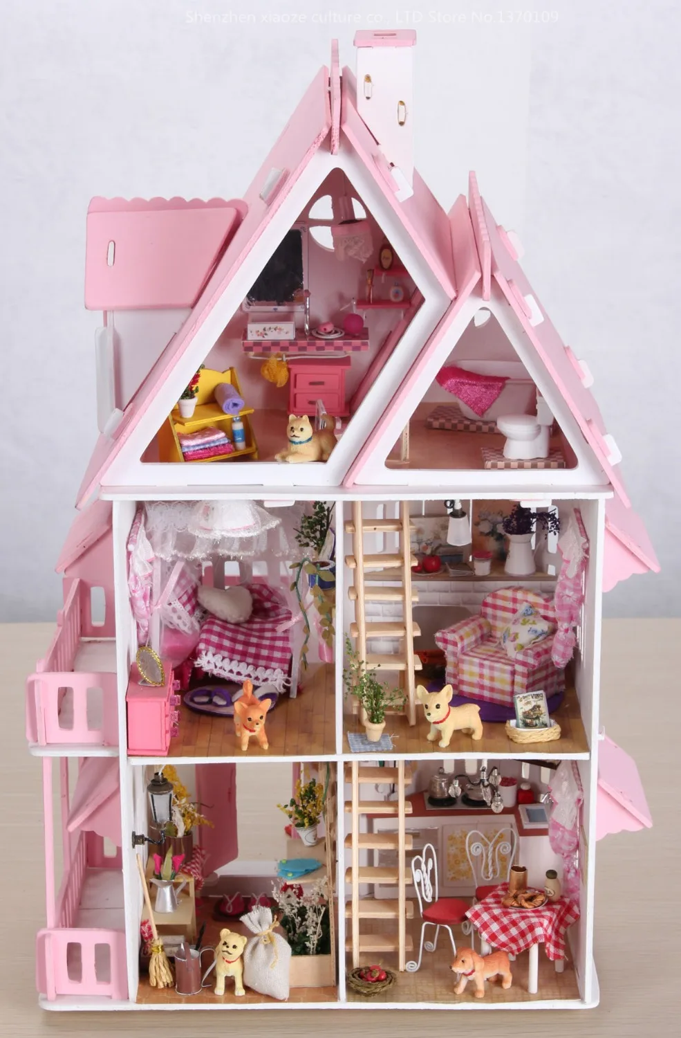 DIY Модель Саншайн Кукла Алиса дом Бесплатная доставка Сборная вилла для кукол