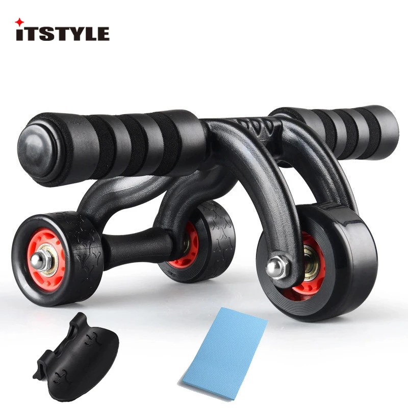 

ITSTYLE Ab ролик с коврик для педали тормоза талии и живота брюшной полости ролик для фитнеса тренажеры аксессуары