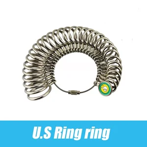 Бесплатная доставка, американское кольцо, измерительное кольцо, инструменты, размер пальца, специальный измерительный инструмент  0-13, металлические измерительные весы, золотник