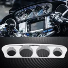 Клейкая отделка для панели мотоцикла, хромированный декоративный чехол для Harley Electra Glide Street Tri Glide Ultra Limited 2014-2019