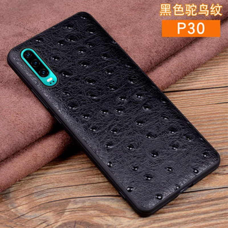 Модный чехол из натуральной кожи с крокодиловым принтом для Huawei P30/P30 Pro тонкий