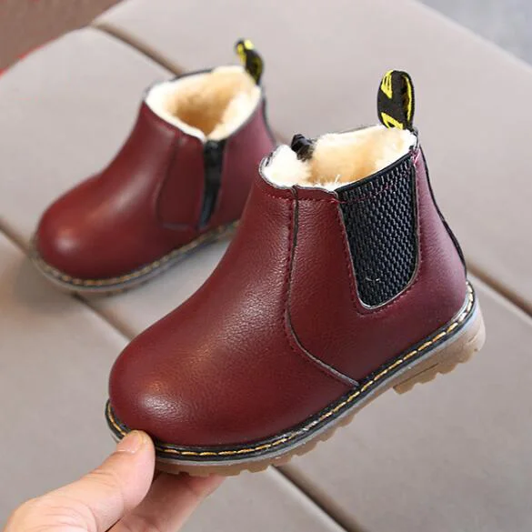 Детские ботинки Челси из искусственной кожи сезон осень зима размеры 21 36|Сапоги| |