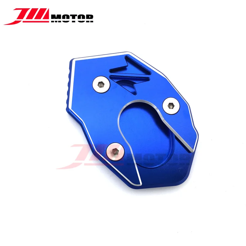 

Motorcycle CNC Alunimun KickStand Side Stand Enlarge Extension Pad Blue For Kawasaki Z800 2012-2016 ER-6N ER-6F 2009-2016