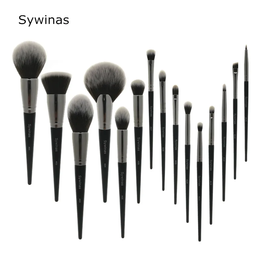 

Оптовая продажа, набор кистей для макияжа Sywinas 20 компл./лот, 15 шт., высококачественные кисти для макияжа, бесплатная доставка, Прямая поставка...