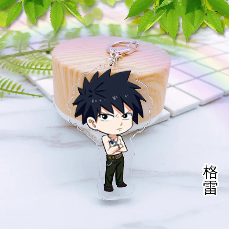 1 шт. аниме брелок Фея хвост Нацу драгнеель Люси сердфилия Эрза алый двойной принт