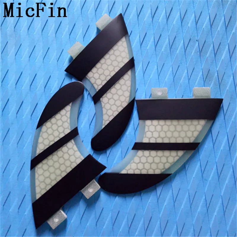 G5 2018FCS G5 Fin Surf стекловолокно сотовые Углеродные плавники Quilhas tri/набор средних размеров pranchas de surf FCS плавники для доски для серфинга - Цвет: G5