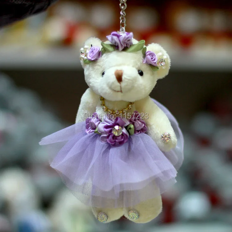 

1 шт мини мишка тедди Свадьба мишка милый Плюшевые Мини-Мишки телефон Шарм подарок мягкая маленькая кукла игрушка
