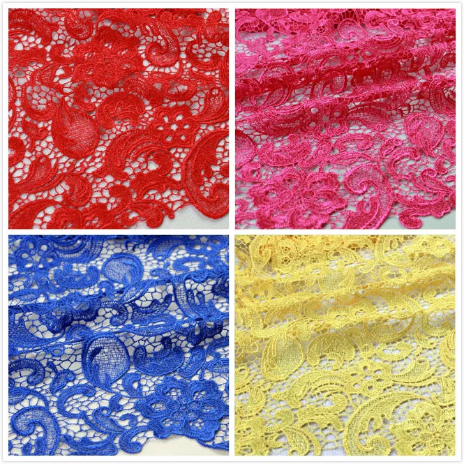 Водорастворимая кружевная ткань 23 Цвета полые аксессуары для одежды трехмерные