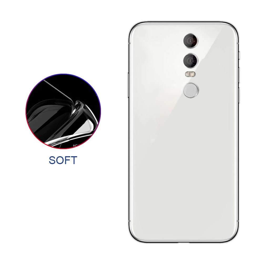 Ультратонкий прозрачный силиконовый чехол для HTC U12plus с пылезащитной заглушкой |