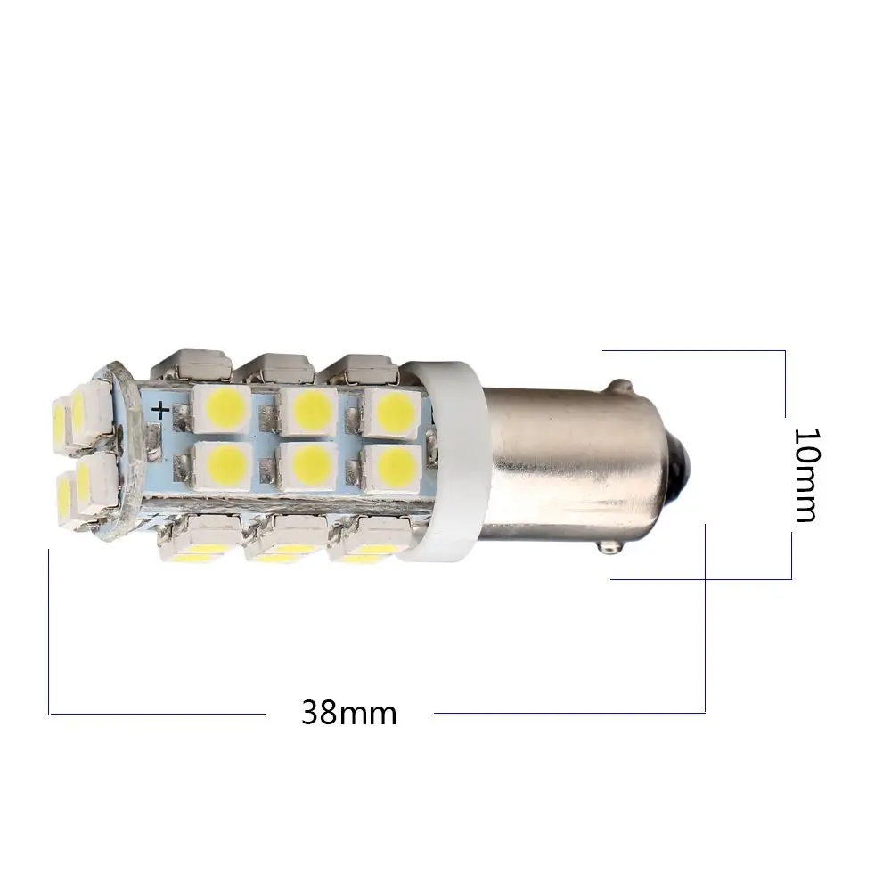 200Pcs/Lot BA9S 1210 28 SMD LED T11 H6W T4W 12V Car Interior Reading Lamps Door Side Wedge Bulbs Reverse Light | Автомобили и