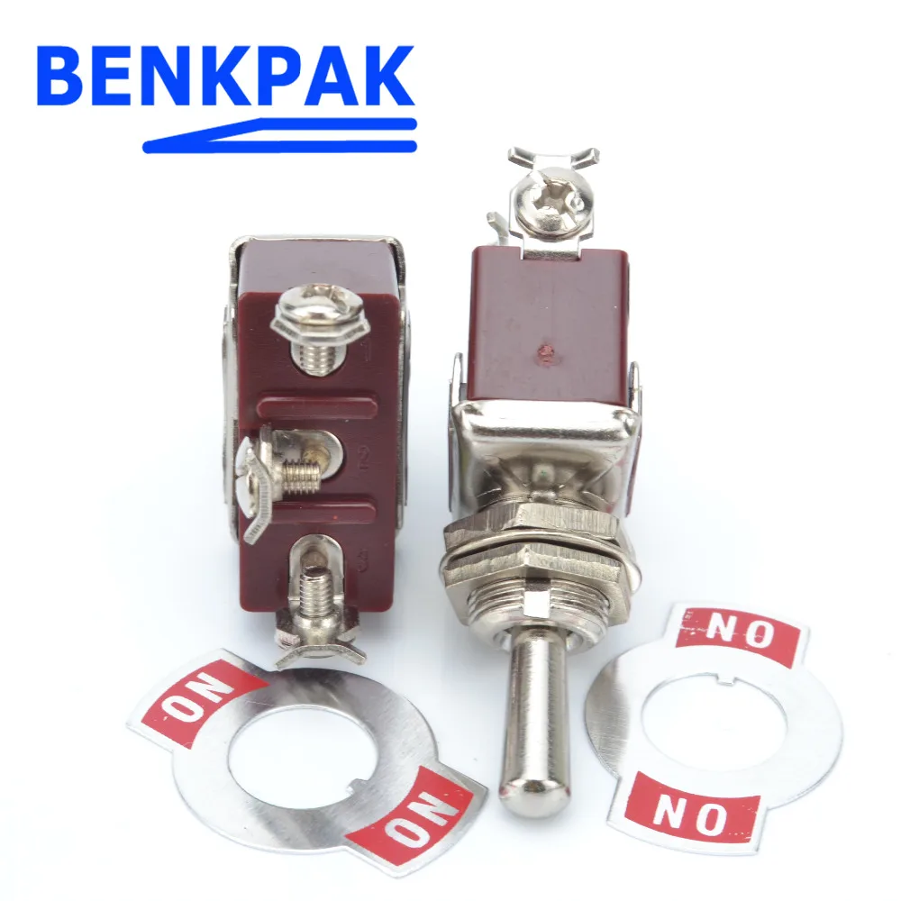 BENKPAK 12 мм серебряные контакты 3 контактный тумблер ВКЛ вкл|switch|on-on switchon-on |
