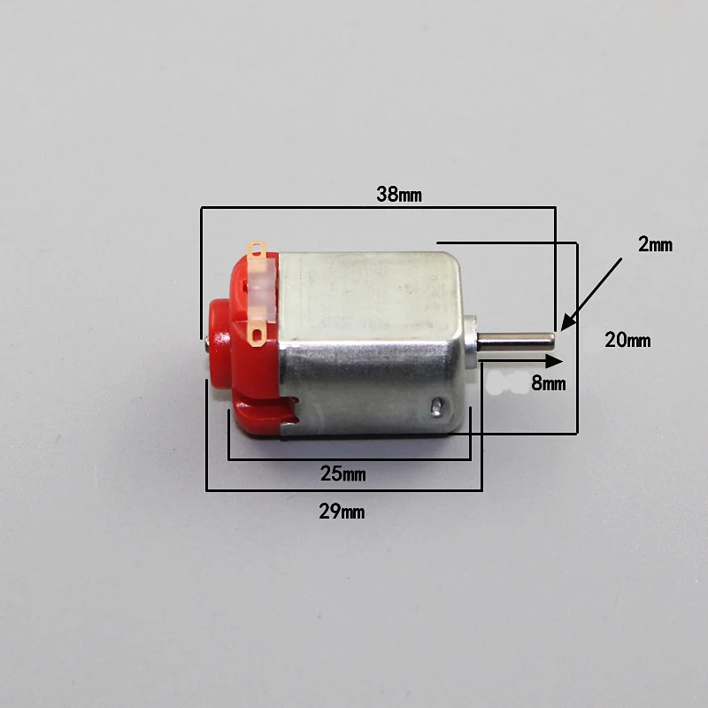 10 шт. 130 DC 3V двигатель микро мини 16000 об/мин вал Диаметр 2 мм DIY RC модель Игрушечная