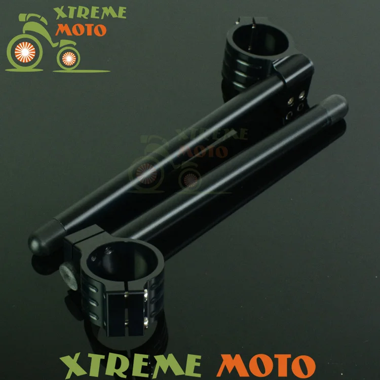 CNC алюминиевая 52 мм трубка вилки регулируемые Рули клипсы для Kawasaki ZX7 ZX7R 700 ZX9R 900