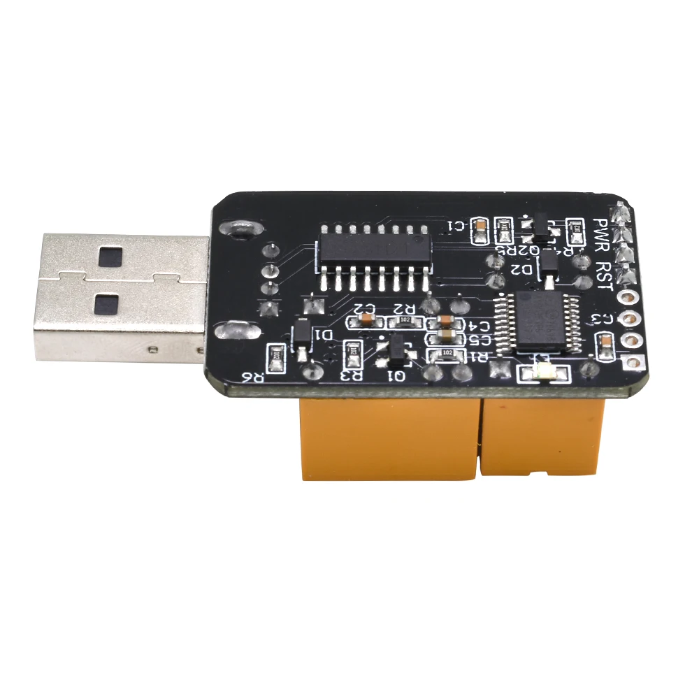 TISHRIC USB сторожевой Шахтер таймер Райзер карта модуль двойное реле ПК компьютер