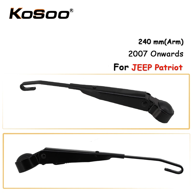 

KOSOO Auto Rear Car Wiper Blade For JEEP Patriot,240mm 2007 Onwards Rear Windshield Wiper Blades Arm,Car Accessories Styling