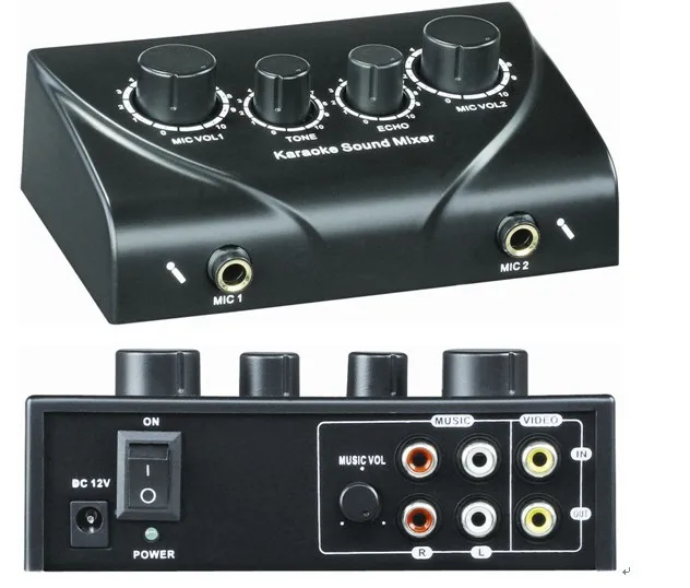 Мини домашний реверберация Cara OK mixer effect KTV усилитель мощности