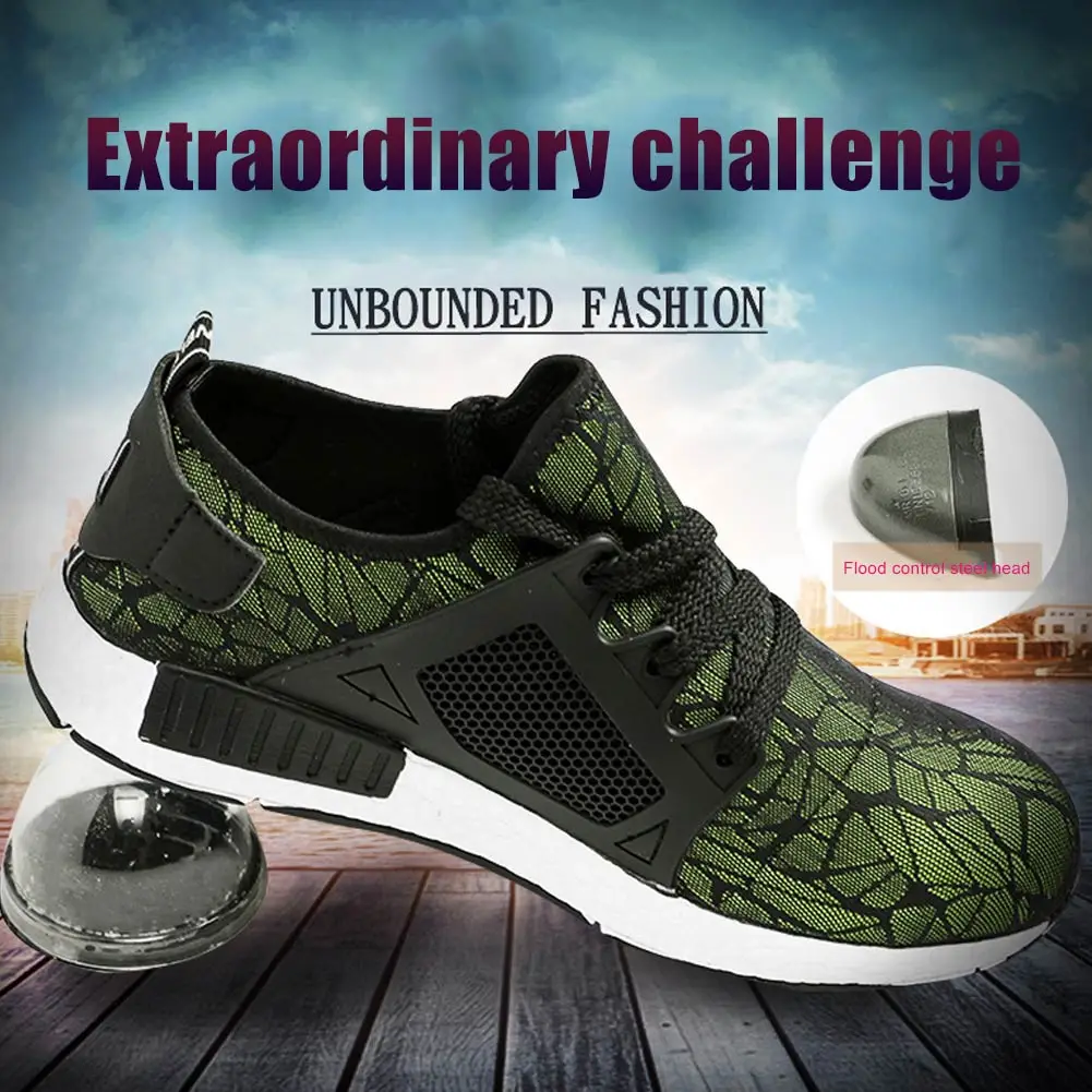 

New Arrival Men Safety Shoes Wear-resistant Lightweight Breathable Durable Shoes for Outdoor