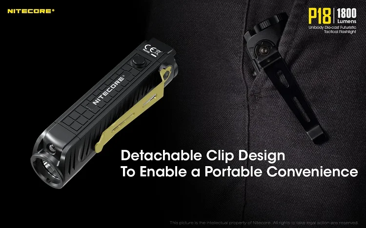 NITECORE P18 1800 люменов красный белый светильник CREE XHP35 HD светодиодный силовой прибор для поиска наружного кемпинга светильник s