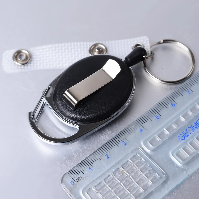 EDCGEAR выдвижное кольцо для ключей цепочка шнурок удостоверения личности бирка с