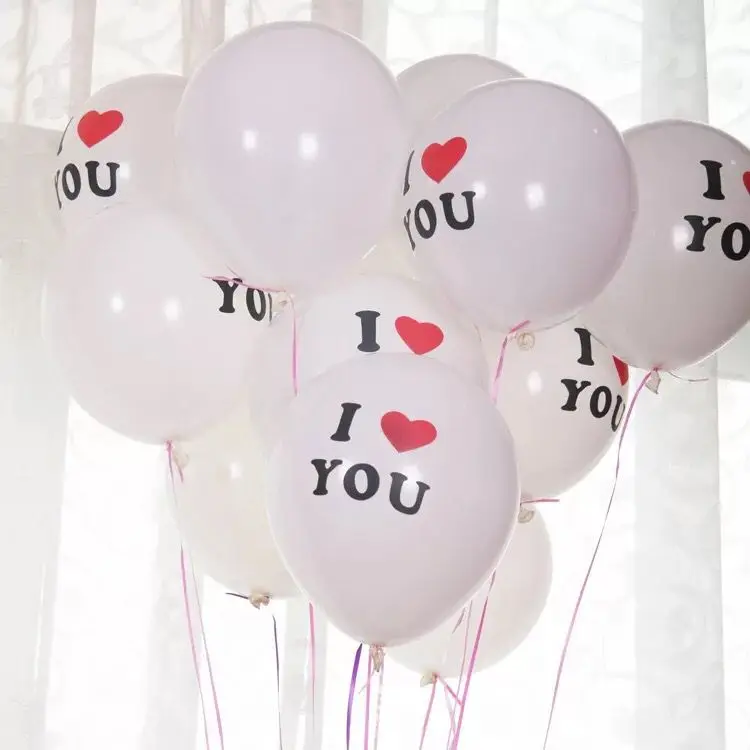 Love Latex Balloon Anniversary for Wedding Decoration Bachelorette Birthday Party Decorations Adult Event Supplies | Дом и сад