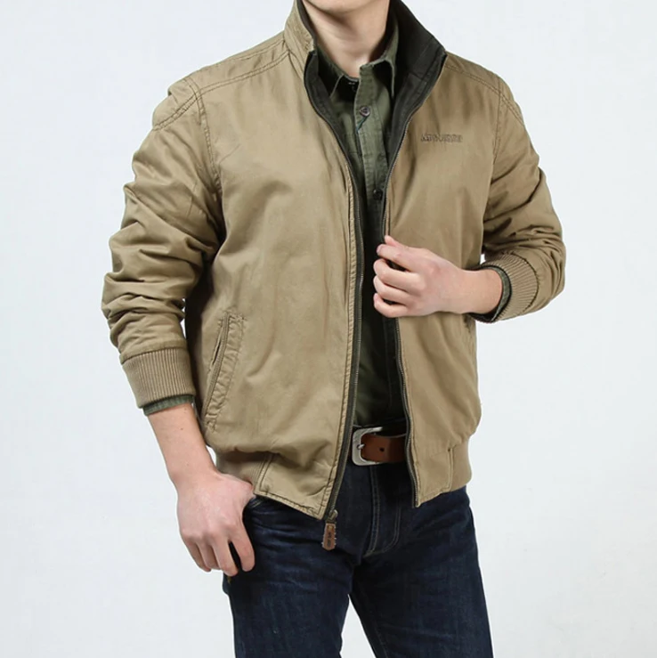 Бомбер LONMMY мужской хлопковая Двусторонняя женская верхняя одежда пальто уличная