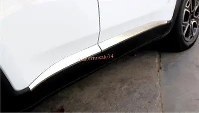 

ABS Matt Side Door Body Moulding Covers Trim Sill for Jeep Renegade 2015 2016