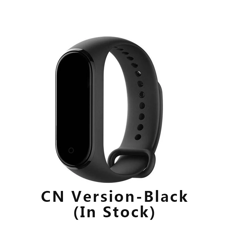 CN Version Black Xiaomi Mi Band 4 новейший браслет пульсометр фитнес 135 мАч цветной экран Bluetooth 5,0 Смарт часы - Цвет: CN Version Black