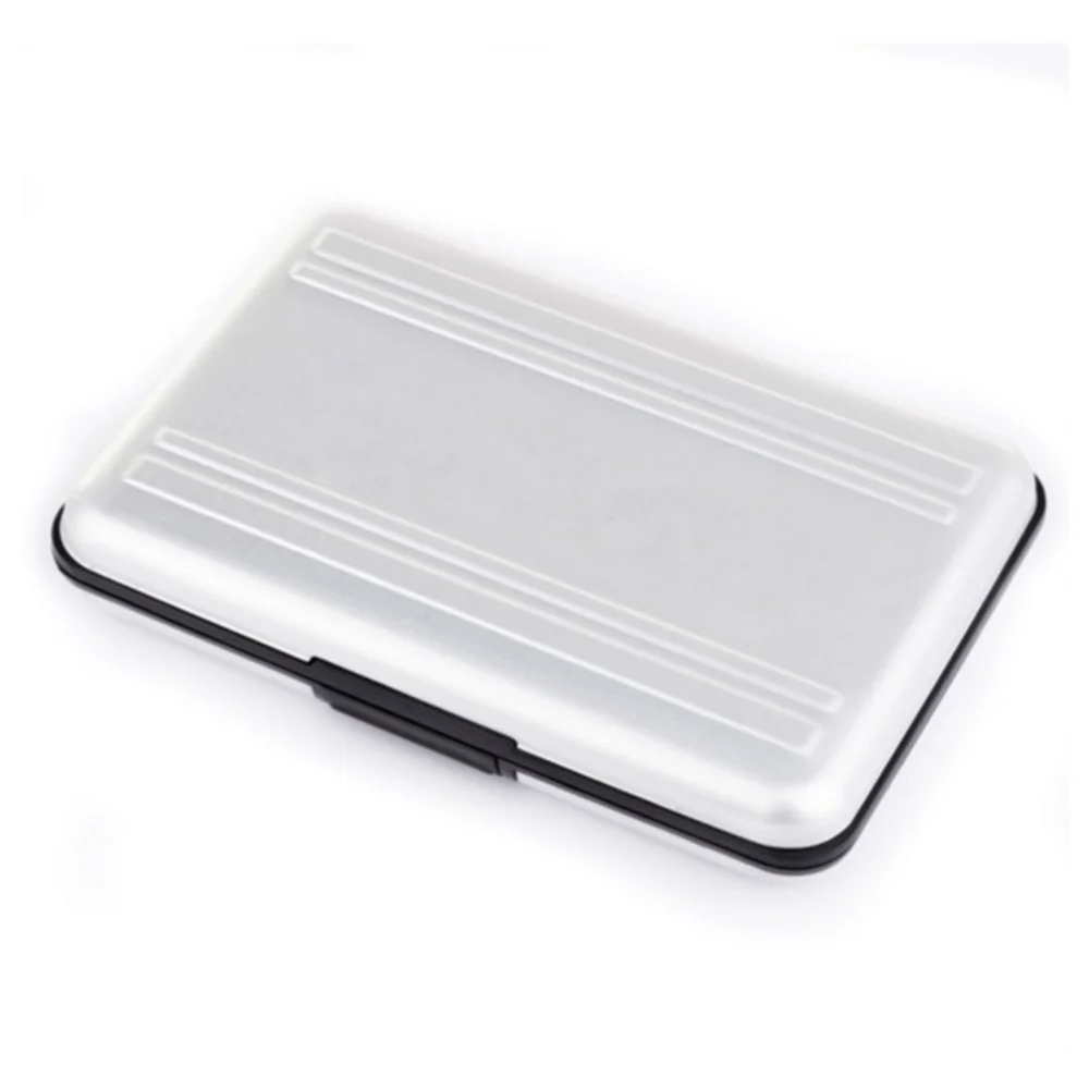 2019 new Portable Silver Aluminum Memory Card Case 16 Slots (8+8) For Micro SD SD/ SDHC/ SDXC Storage Holder New | Компьютеры и офис