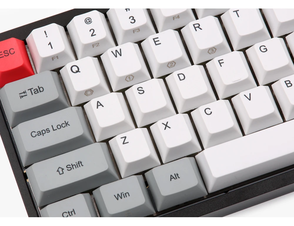 Краситель-sub Вишневый профиль keycap PBT 64 клавиши в пределах 2U левый сдвиг для GK64 механический keybvoard