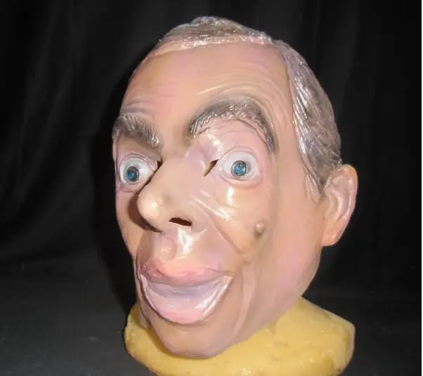 Забавные star mr bean Реалистичная маска смех решений звезда маскарадные латексные