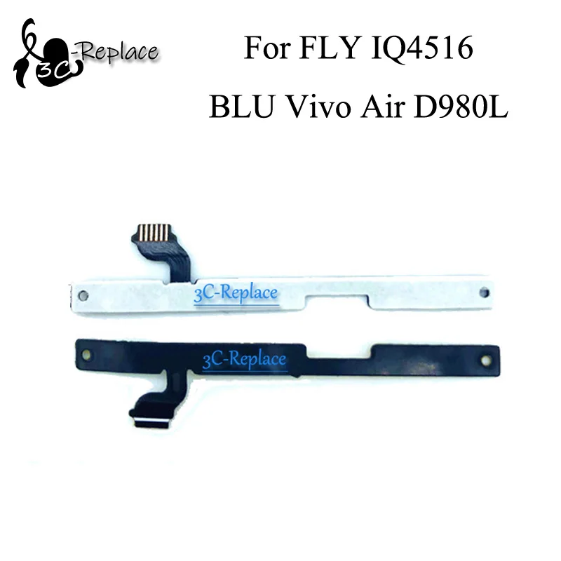 Гибкий кабель с кнопкой ВКЛ./ВЫКЛ. И клавиатурой громкости для FLY IQ4516 / BLU Vivo Air D980L
