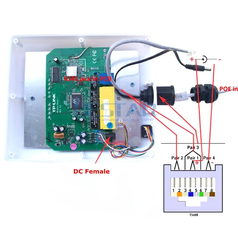 25 см RJ45 POE CAT 5E 8 pin сеть IP68 Водонепроницаемый Кабельный разъем M20 с кабелем