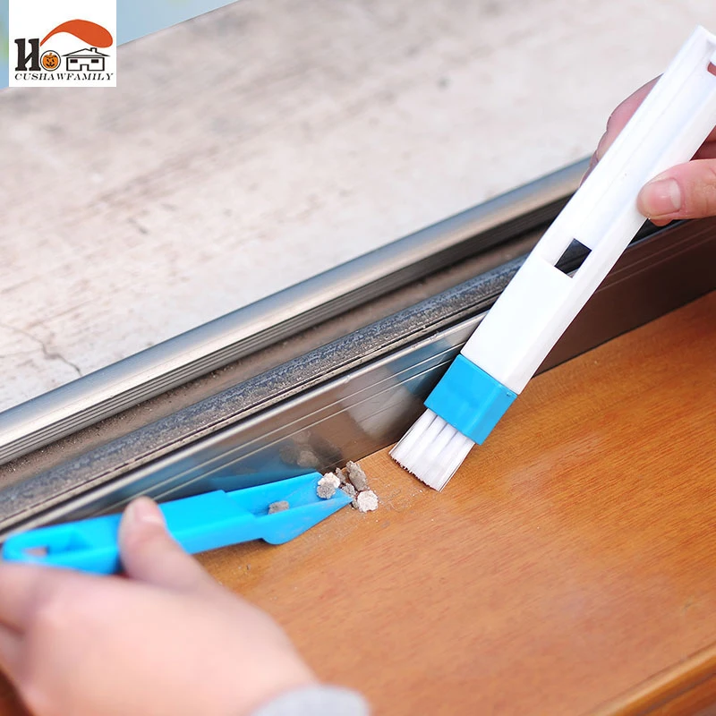 Многофункциональная щетка для окон 2 в 1 с выдвижным ящиком и клавиатурой