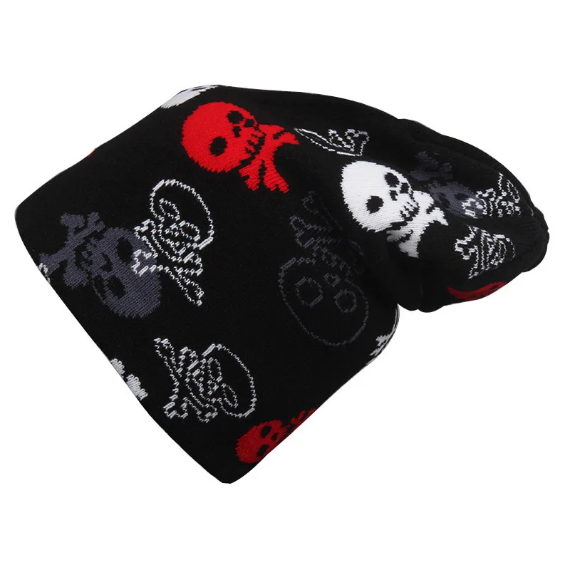 Мужская Вязаная Шапка бини в стиле панк рок|beanie cap|slouchy beaniewinter hat |
