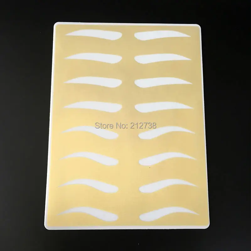 Top Quality Permanent Makeup Eyebrow Tattoo Practice Skin Training Set For Beginners Double Side Supply Free Shipping | Красота и