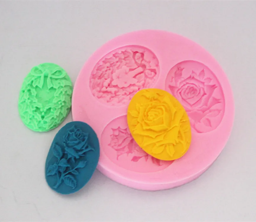 Силиконовая форма для цветов антипригарная столовой бара украшения тортов