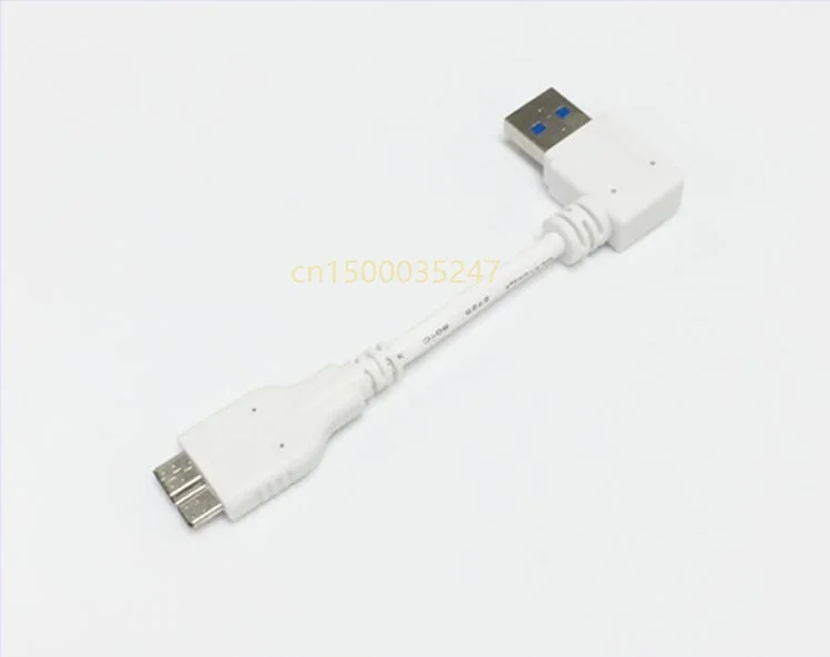 Usb3.0 ультра-короткий локоть Micro-B линия передачи данных зарядный кабель для мобильного жесткого диска длина 10 см