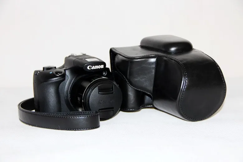 Камера видео сумка чехол PU для Canon PowerShot SX60 HS камера @|bag findings|bag picturebag support |