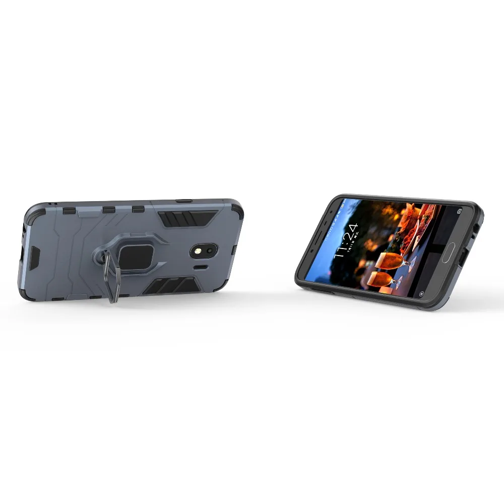 Чехол с откидной подставкой Черная пантера сверхмощный робот для Samsung Galaxy J4 2018 ЕС