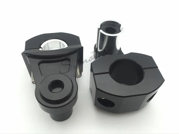 Алюминиевый зажим для руля мотоцикла с ЧПУ 22 или 28 мм регулируемый Kawasaki Suzuki Yamaha