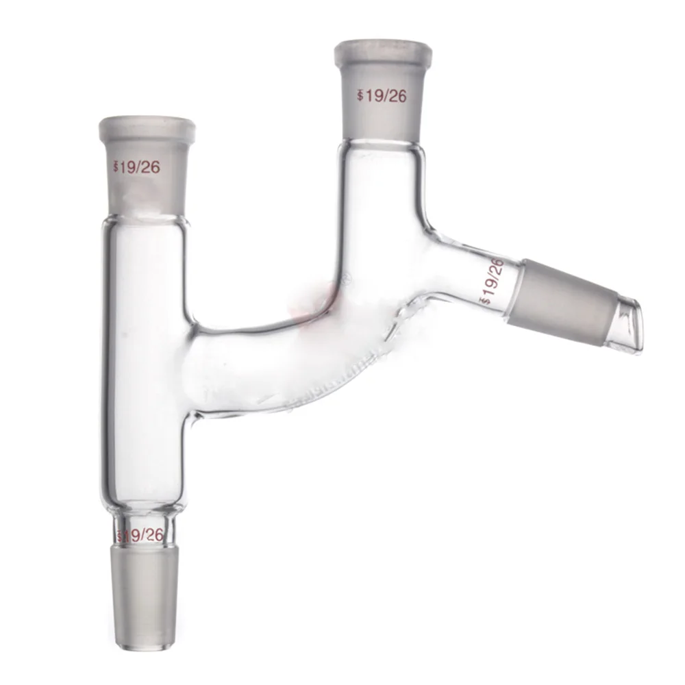 19/26 четырехсторонний клаисен дистилляционный Соединительный стеклянный адаптер