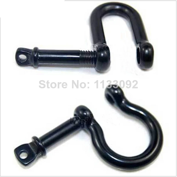 

50 шт./лот Бесплатная доставка Mix D/Bow две формы Регулируемые скобы Черные пряжки из нержавеющей стали для браслетов из Паракорда 550