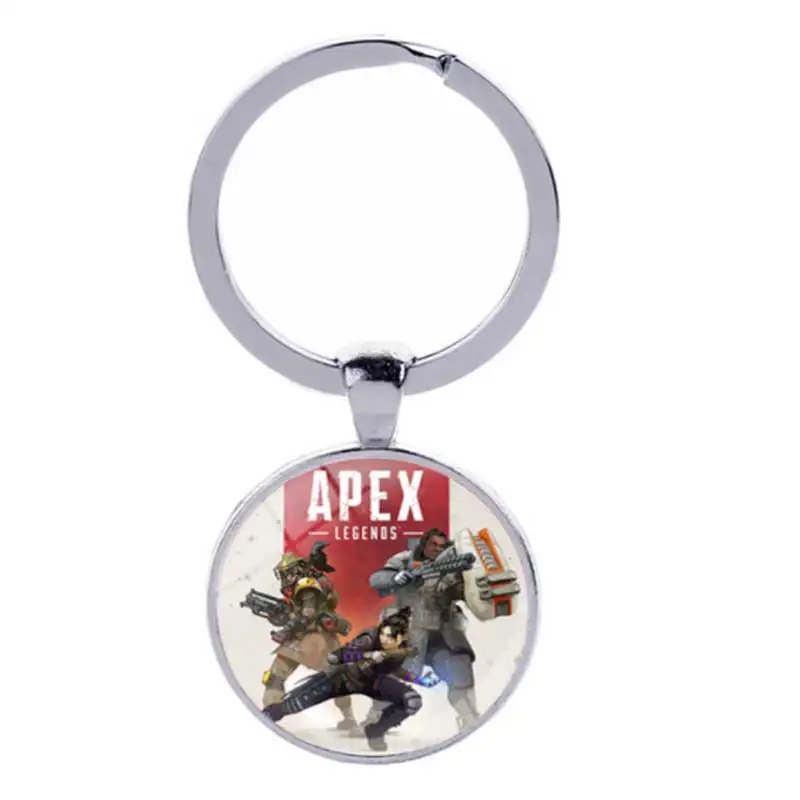 23 Новинка, брелок для ключей Apex legends, модель из сплава, игрушки Apex, Горячая игра, аксессуары, фигурка, металлический брелок для ключей, подарки для детей на день рождения - Цвет: 23