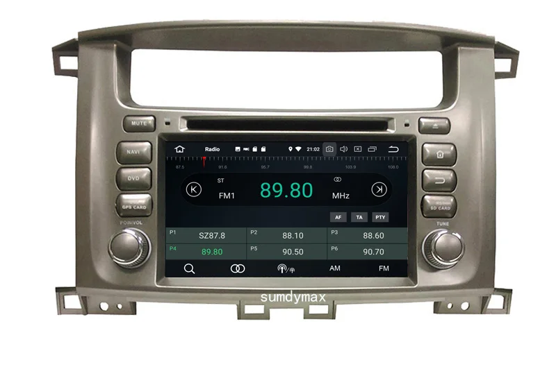 Автомобильный dvd-плеер для toyota Lander Cruiser 100 2 din android 10 с gps-навигацией bluetooth Wi-Fi |